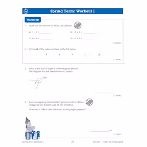 Year 7 Maths Study & Workbook Pack (Ages 11-12) Look Inside Image 17