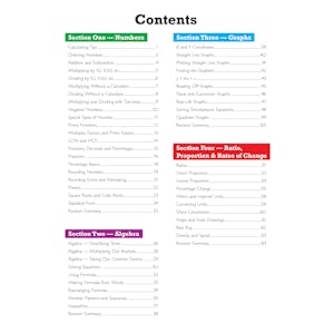 Year 7 Maths Study & Workbook Pack (Ages 11-12) Look Inside Image 1