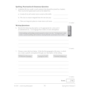 Year 8 English 10-Minute Weekly Workouts (Ages 12-13) Look Inside Image 5