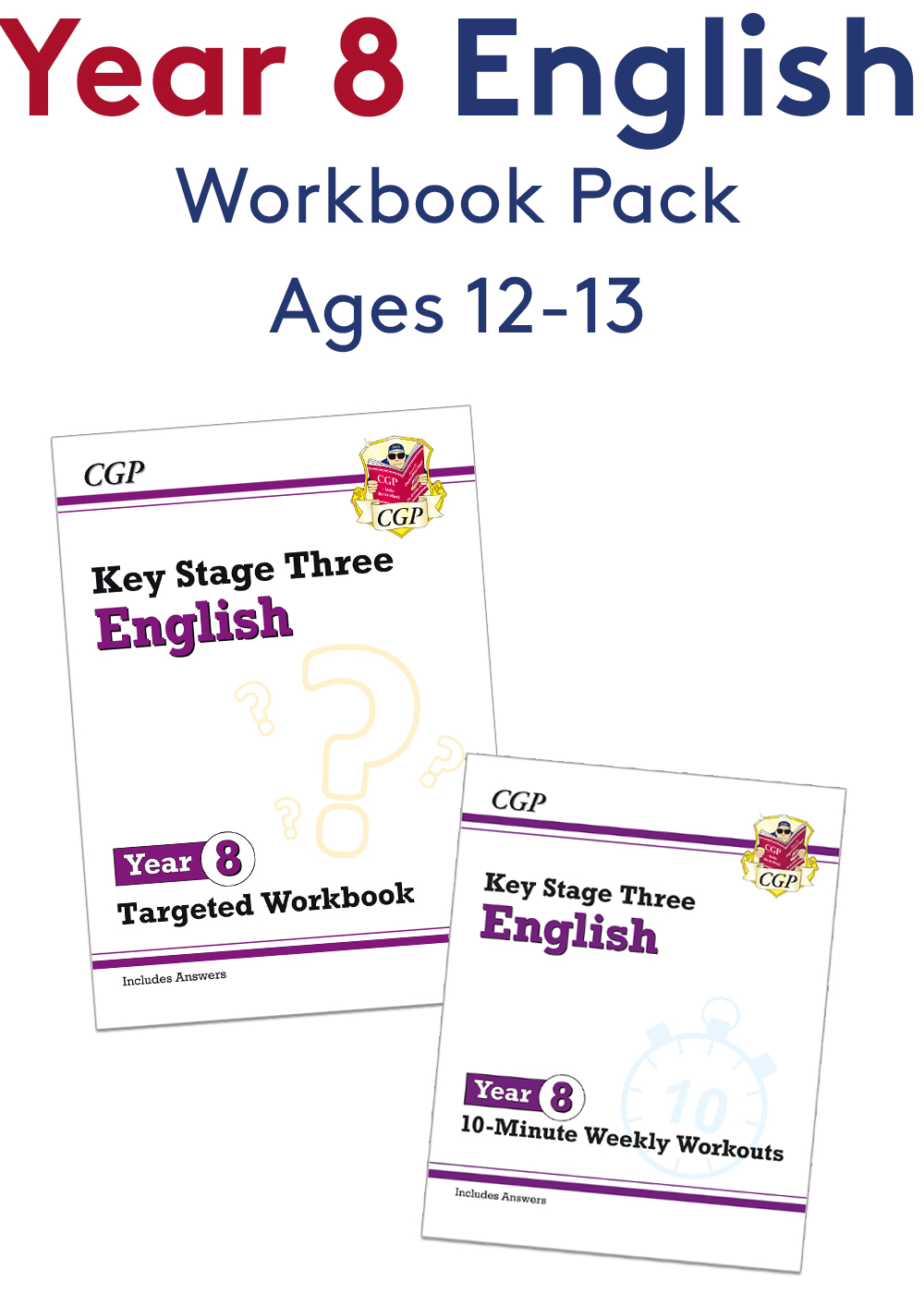 Year 8 English Workbook Pack (Ages 12-13)