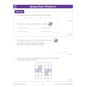 Year 8 Maths Study & Workbook Pack (Ages 12-13) Look Inside Image 18