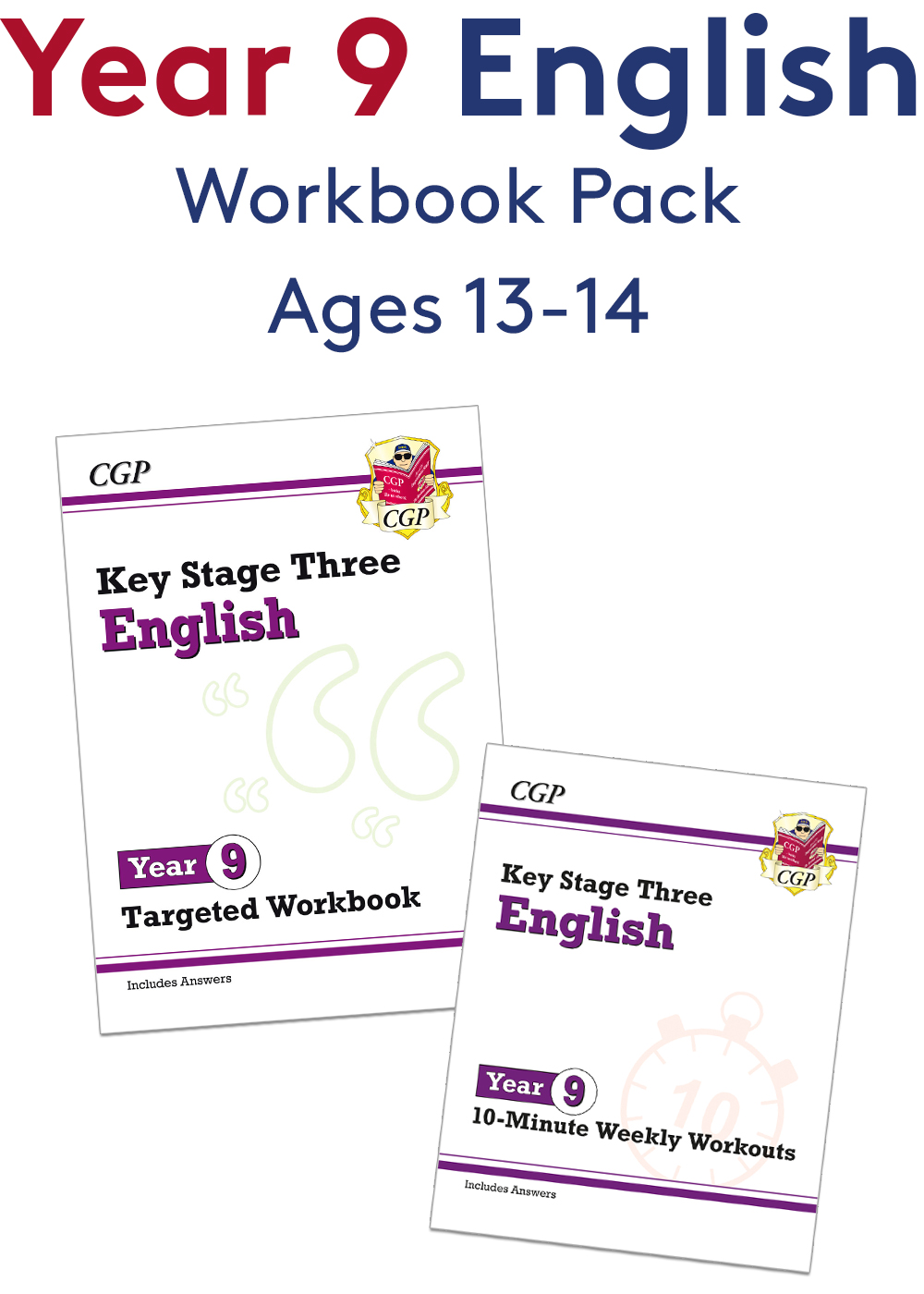 Year 9 English Workbook Pack (Ages 13-14)