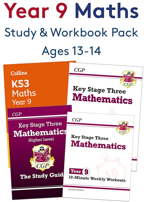 Buy Year 9 Maths Study & Workbook Pack 