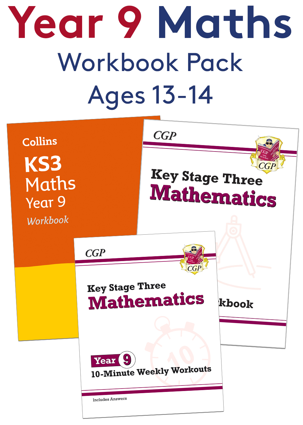 Year 9 Maths Workbook Pack (Ages 13-14)