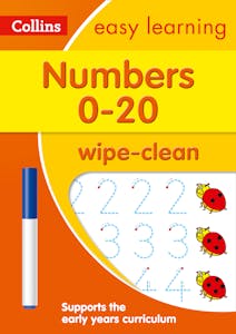 Numbers 0-20 Wipe-Clean Maths Workbook (Ages 3-5)