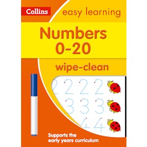 Numbers 0-20 Wipe-Clean Maths Workbook (Ages 3-5)
