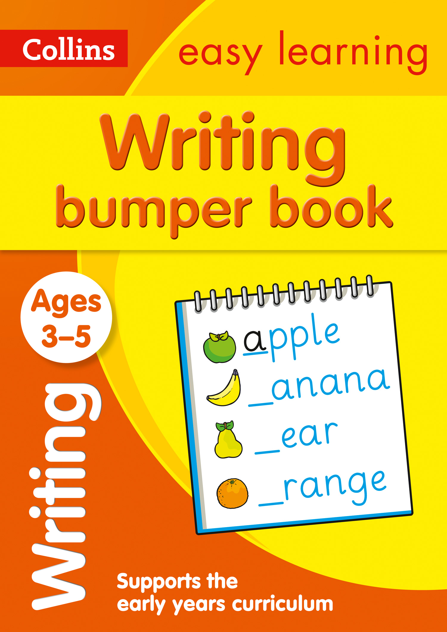 Easy Learning Writing Bumper Workbook (Ages 3-5)