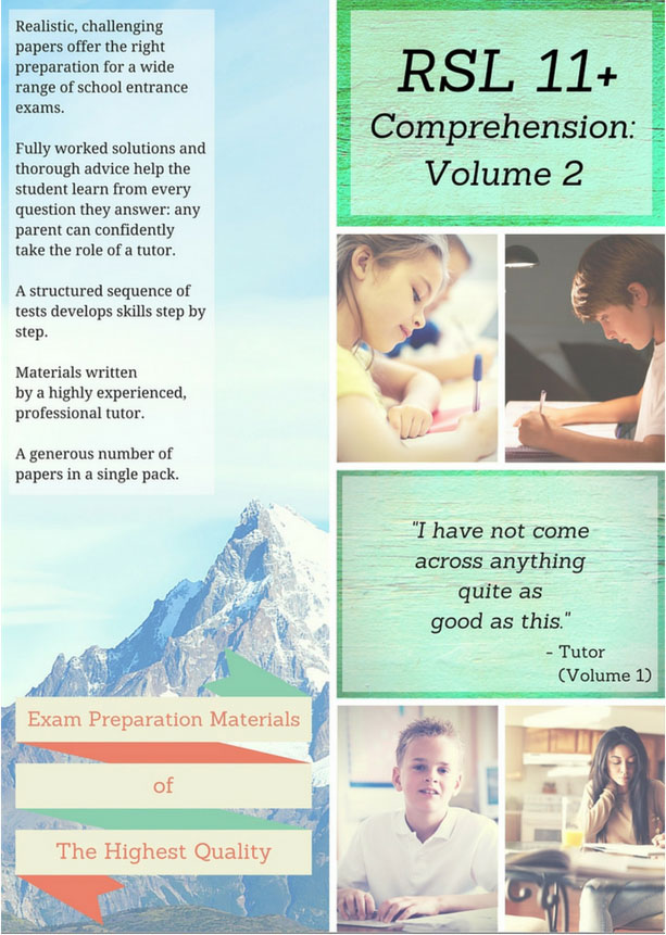 11+ Comprehension Practice Papers Pack 2 (Ages 10-11)