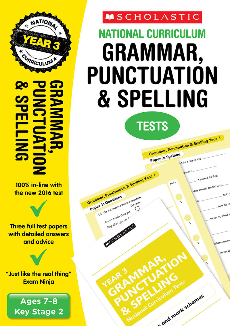 Year 3 SPaG SATs Practice Papers (Ages 7-8)