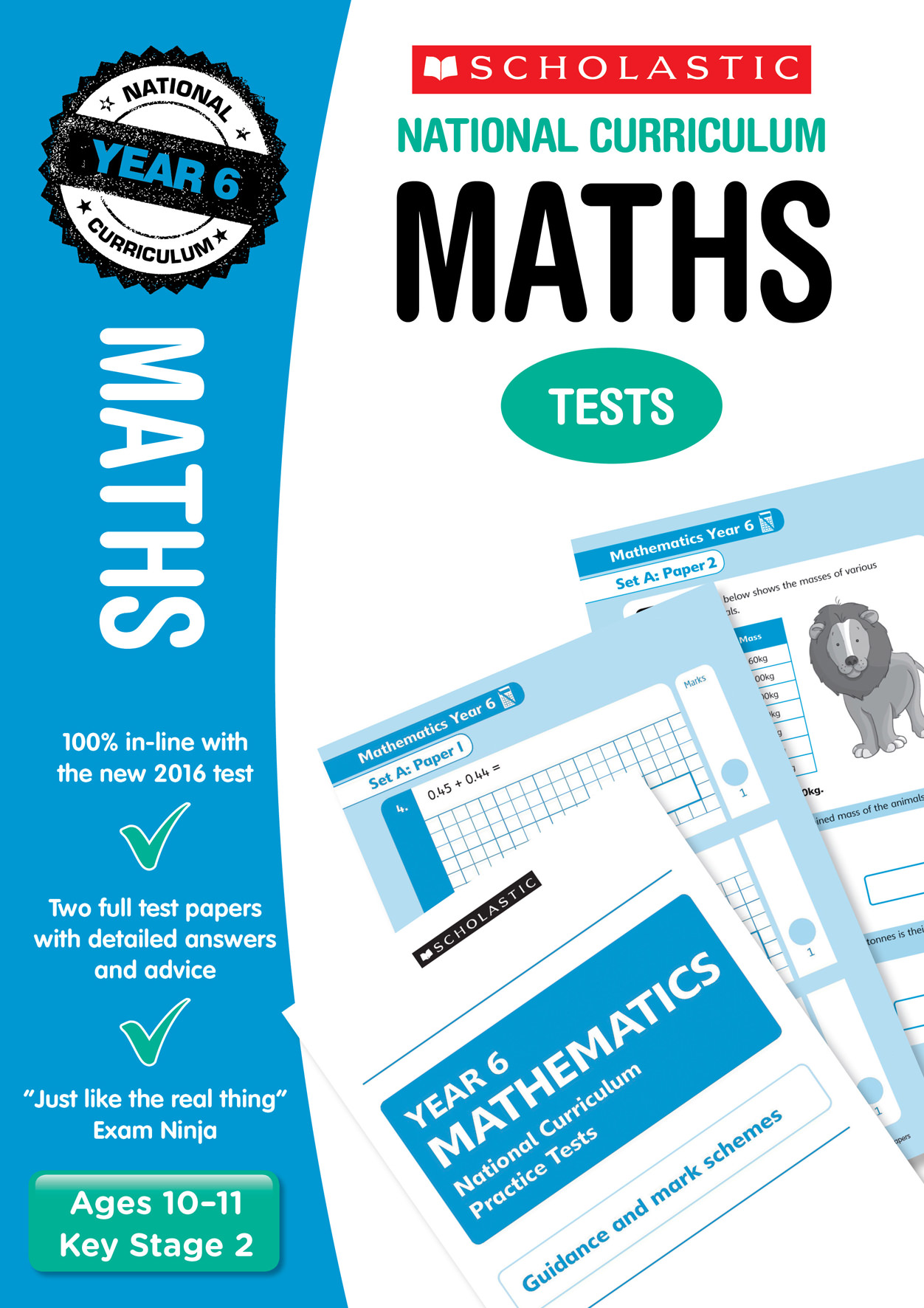 Year 6 Maths SATs Practice Papers (Ages 10-11)