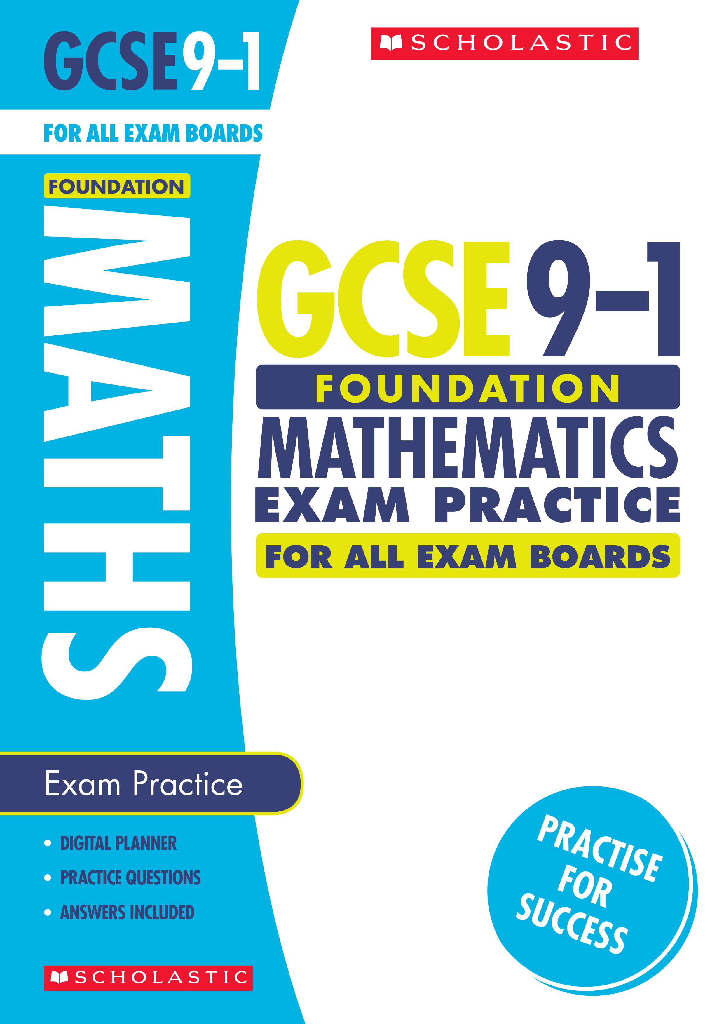 GCSE Maths Exam Workbook Foundation (Ages 14-16)