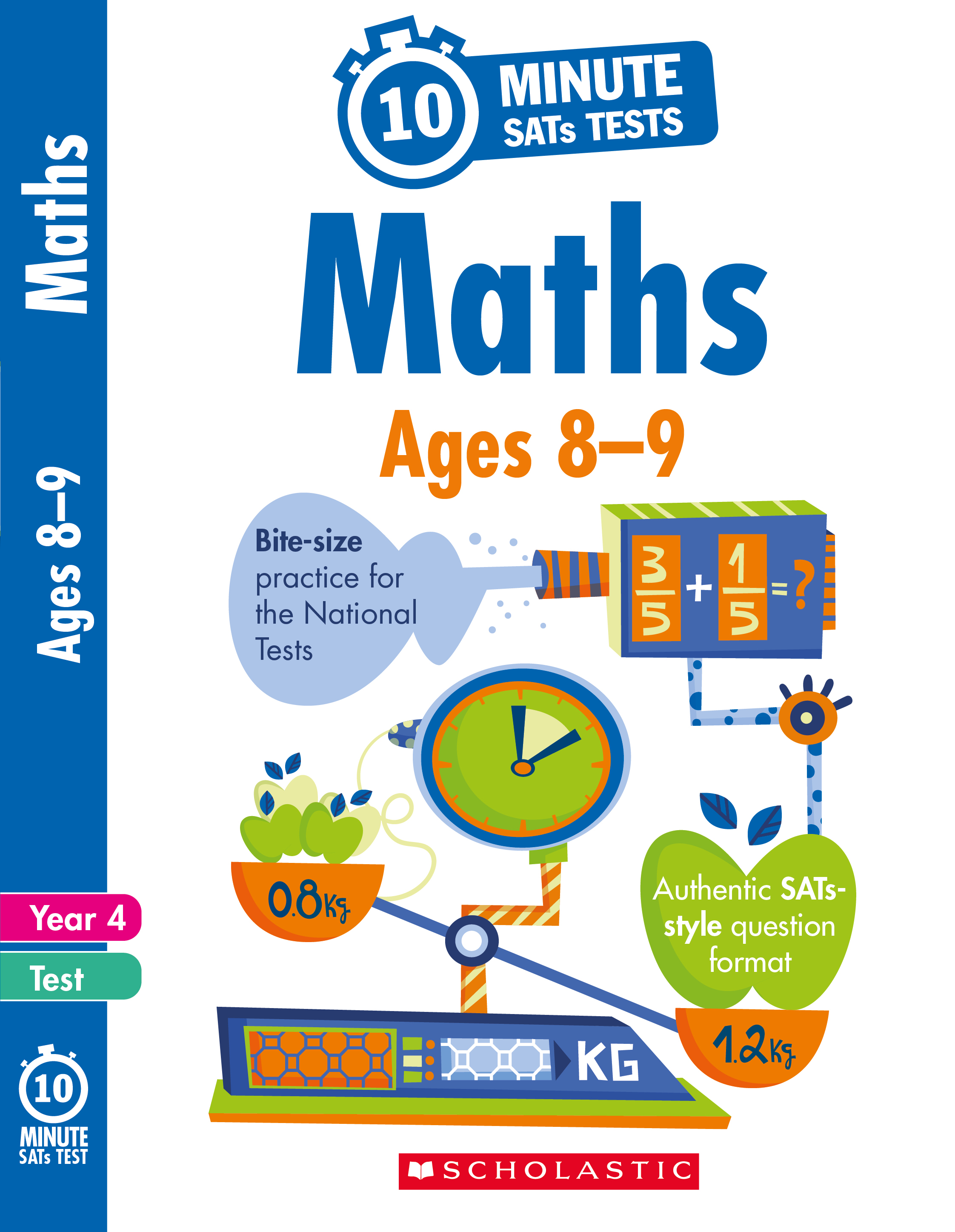 Year 4 Maths 10-Minute SATs Tests (Ages 8-9)