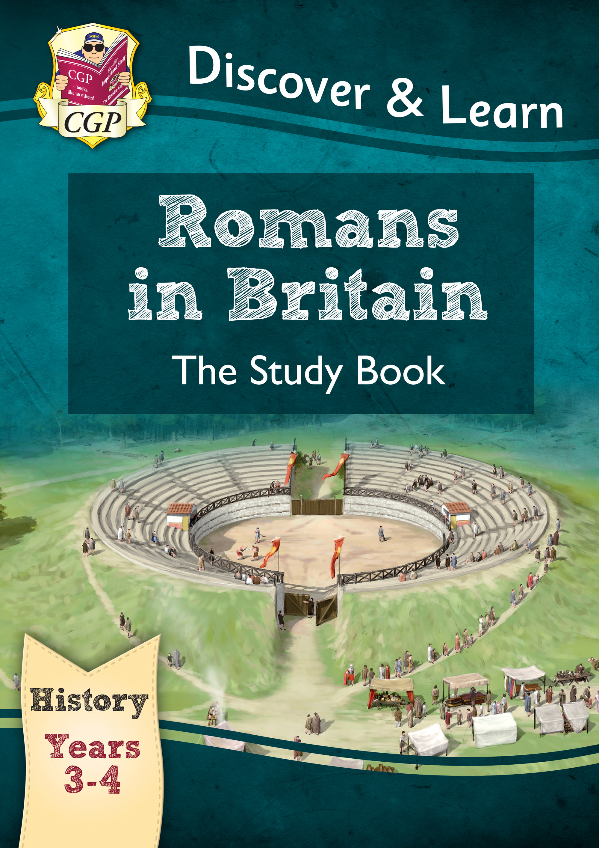 KS2 History Study Book - Romans in Britain (Ages 7-9)