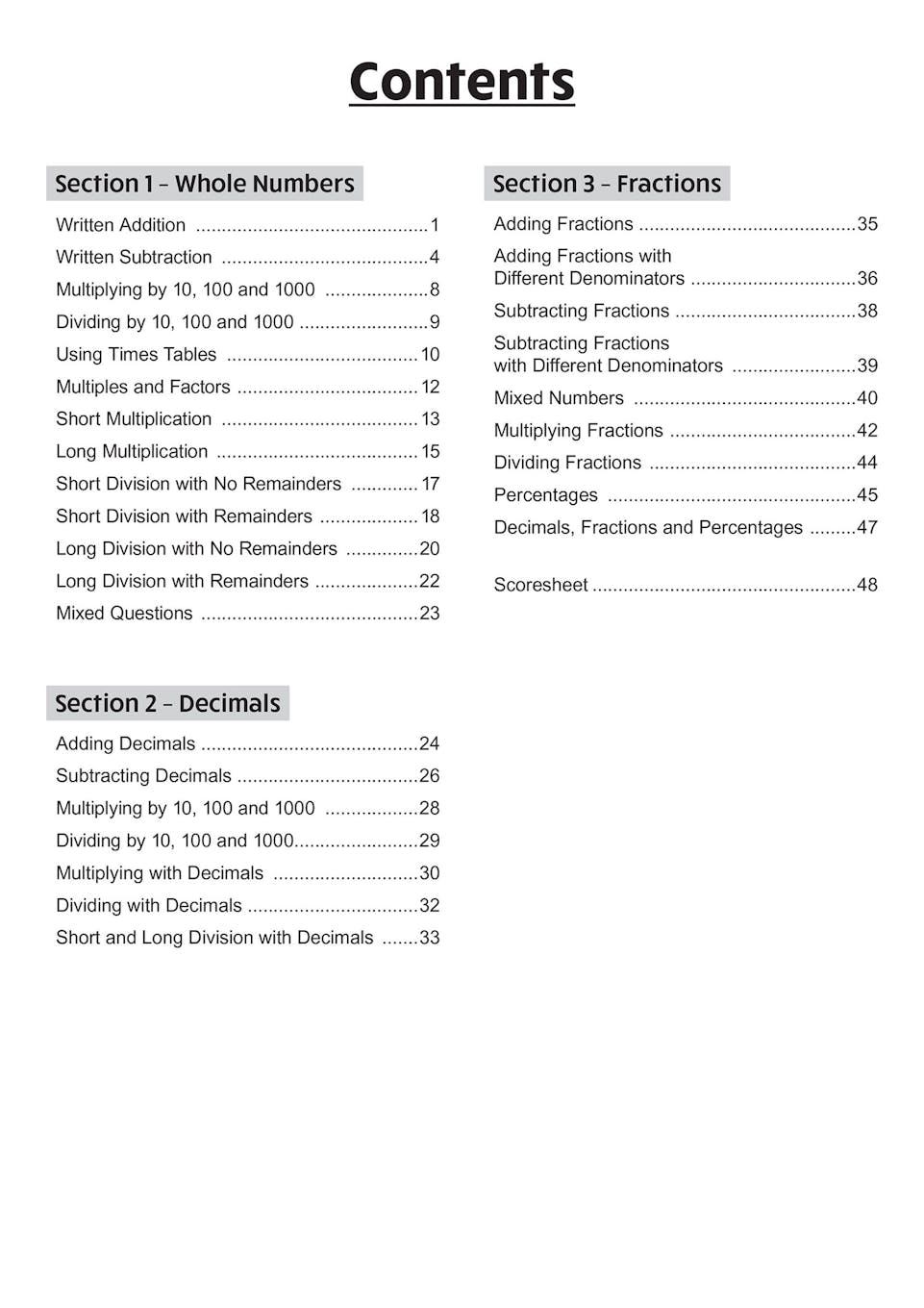 Sample of KS2 Maths SAT Buster Book Set 2026 Ages 10-11 CGP with Answers NEW ()
