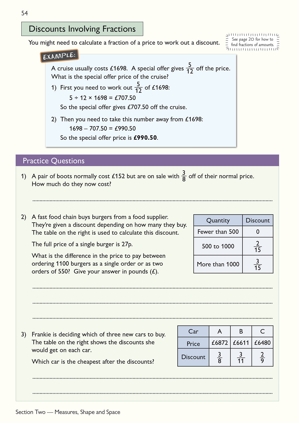 Sample of Functional Skills Maths Level 2 Pack CGP Study Tests with Answers NEW ()