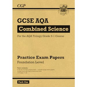 AQA GCSE Combined Science Practice Papers Foundation Pack 1 (Ages 15-16)