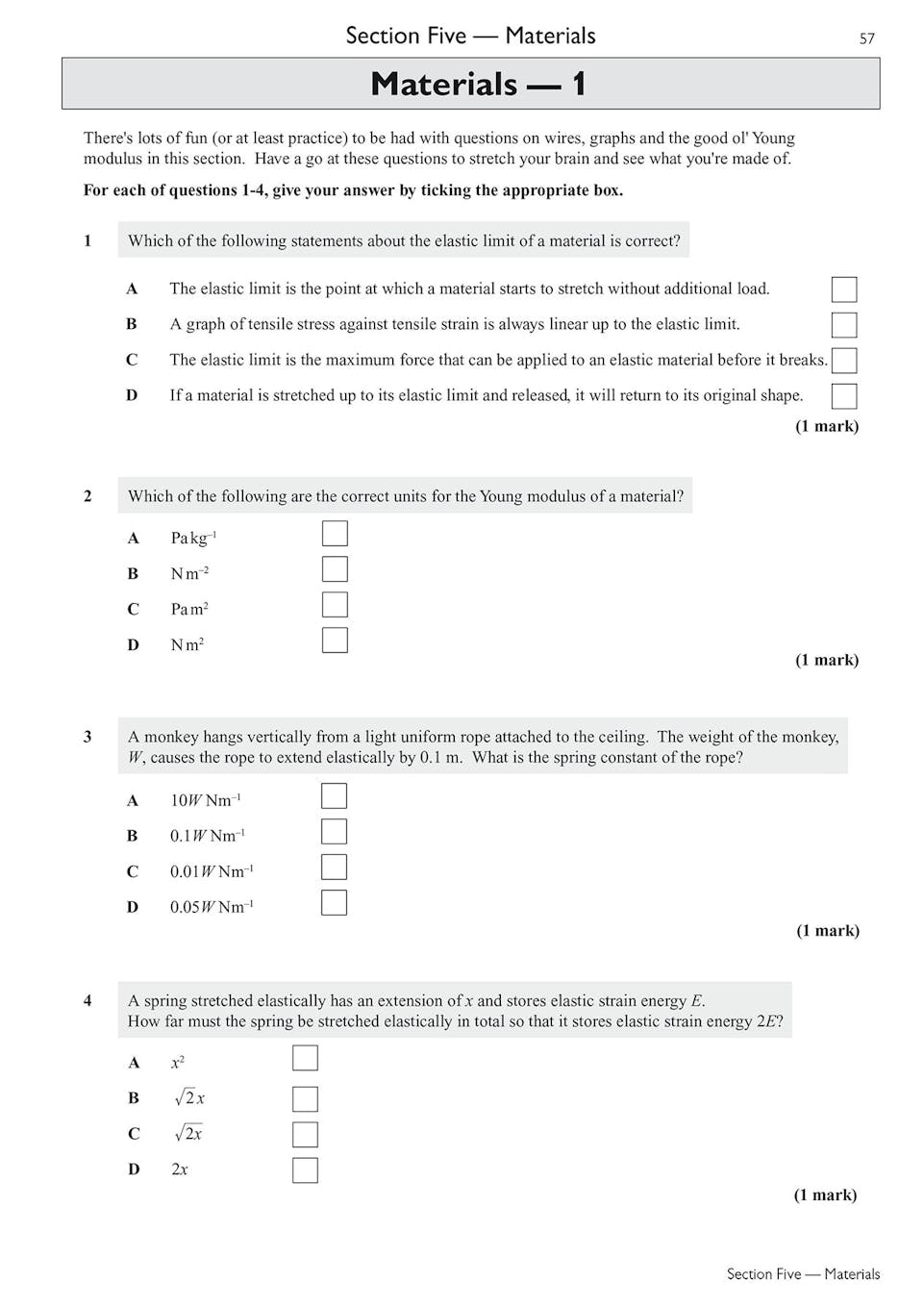 Sample of AQA Physics Year 1 & AS Revision & Practice Pack Ages 16-17 CGP with Answers ()
