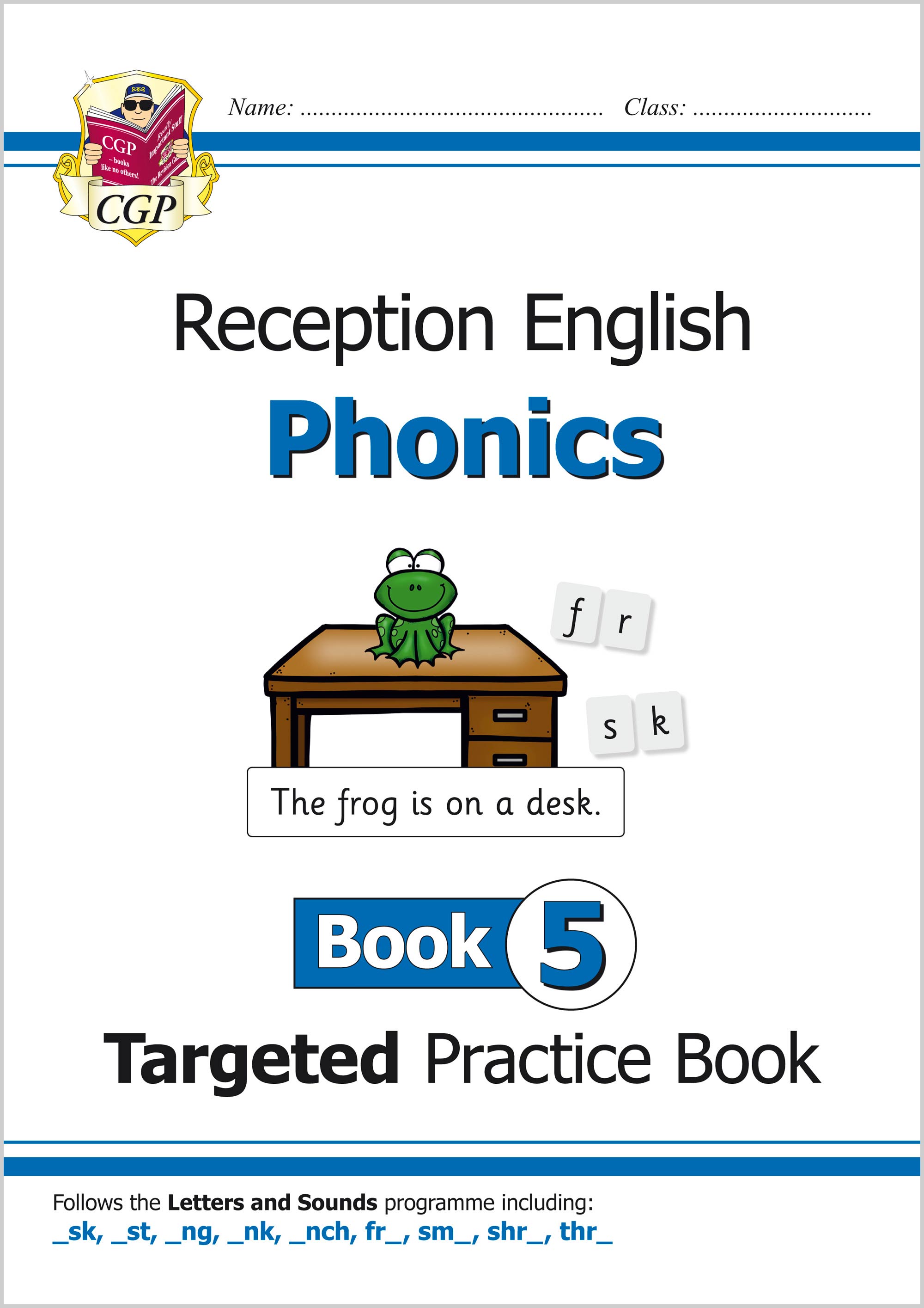 Reception Phonics Workbook Book 5 (Ages 4-5)