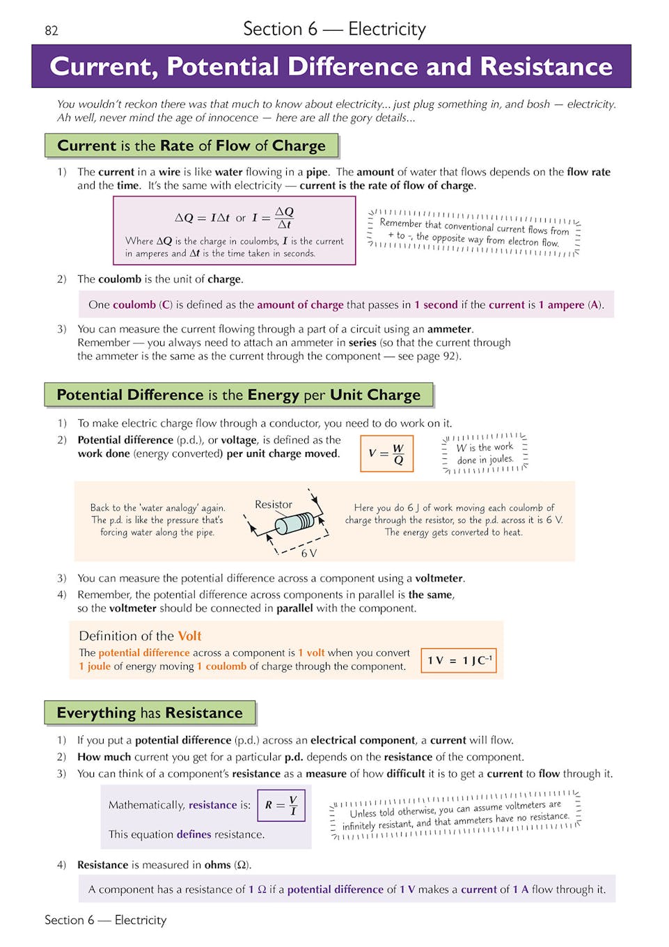 Sample of AQA Physics Year 1 & AS Revision & Practice Pack Ages 16-17 CGP with Answers ()
