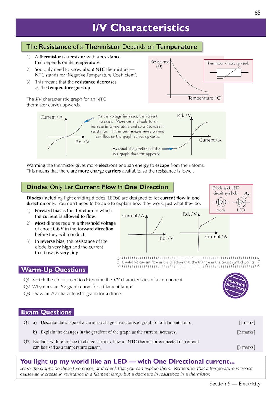 Sample of AQA Physics Year 1 & AS Revision & Practice Pack Ages 16-17 CGP with Answers ()