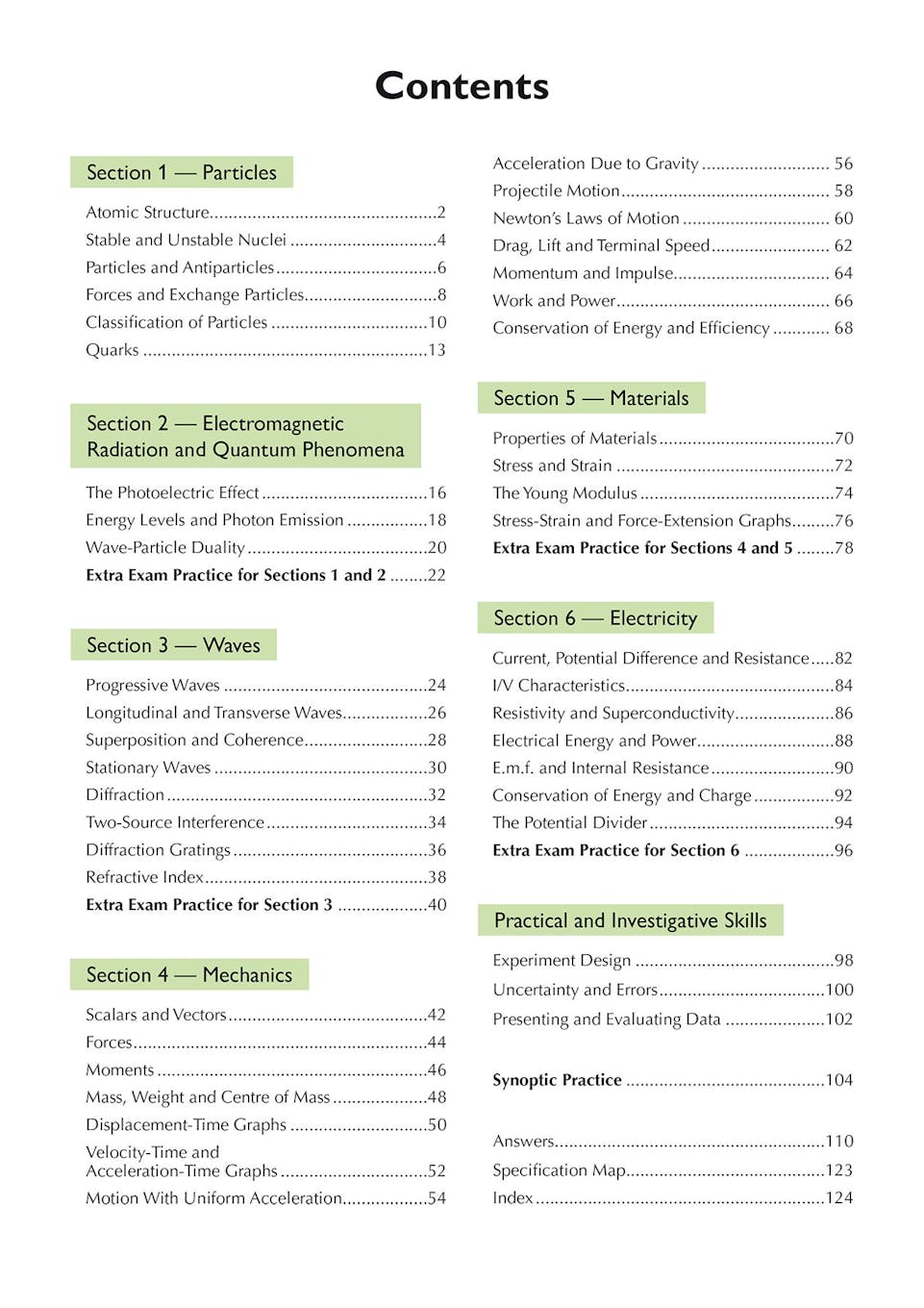 Sample of AQA Physics Year 1 & AS Revision & Practice Pack Ages 16-17 CGP with Answers ()
