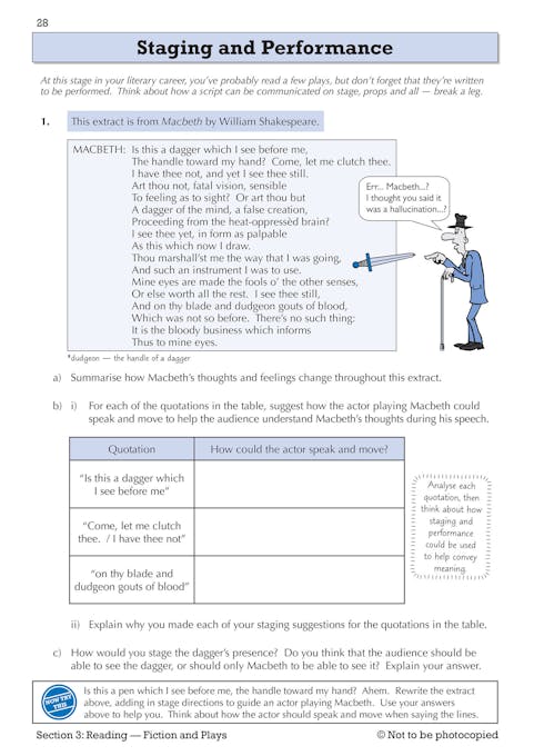 Sample of Year 9 English Study & Workbook Pack (Ages 13-14) ()