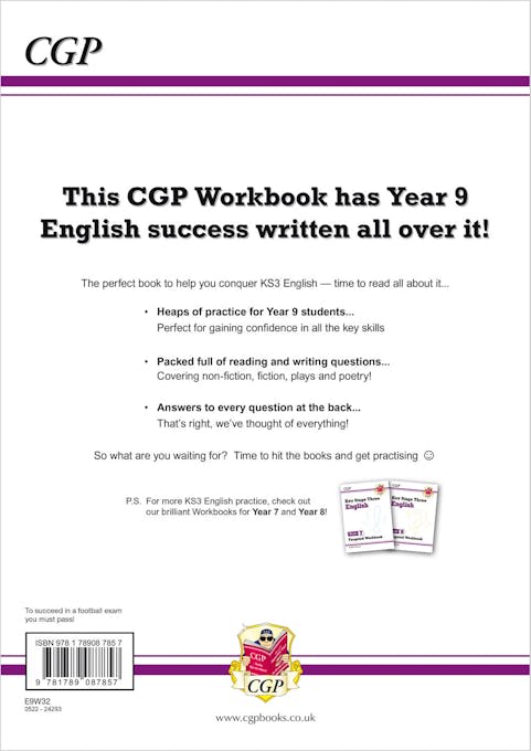 Sample of Year 9 English Study & Workbook Pack (Ages 13-14) ()