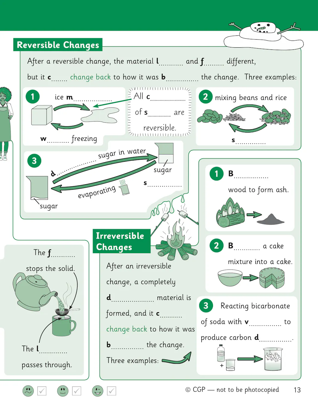 Sample of KS2 Y5 Maths English Science Knowledge Organiser Retriever CGP with Answers NEW ()