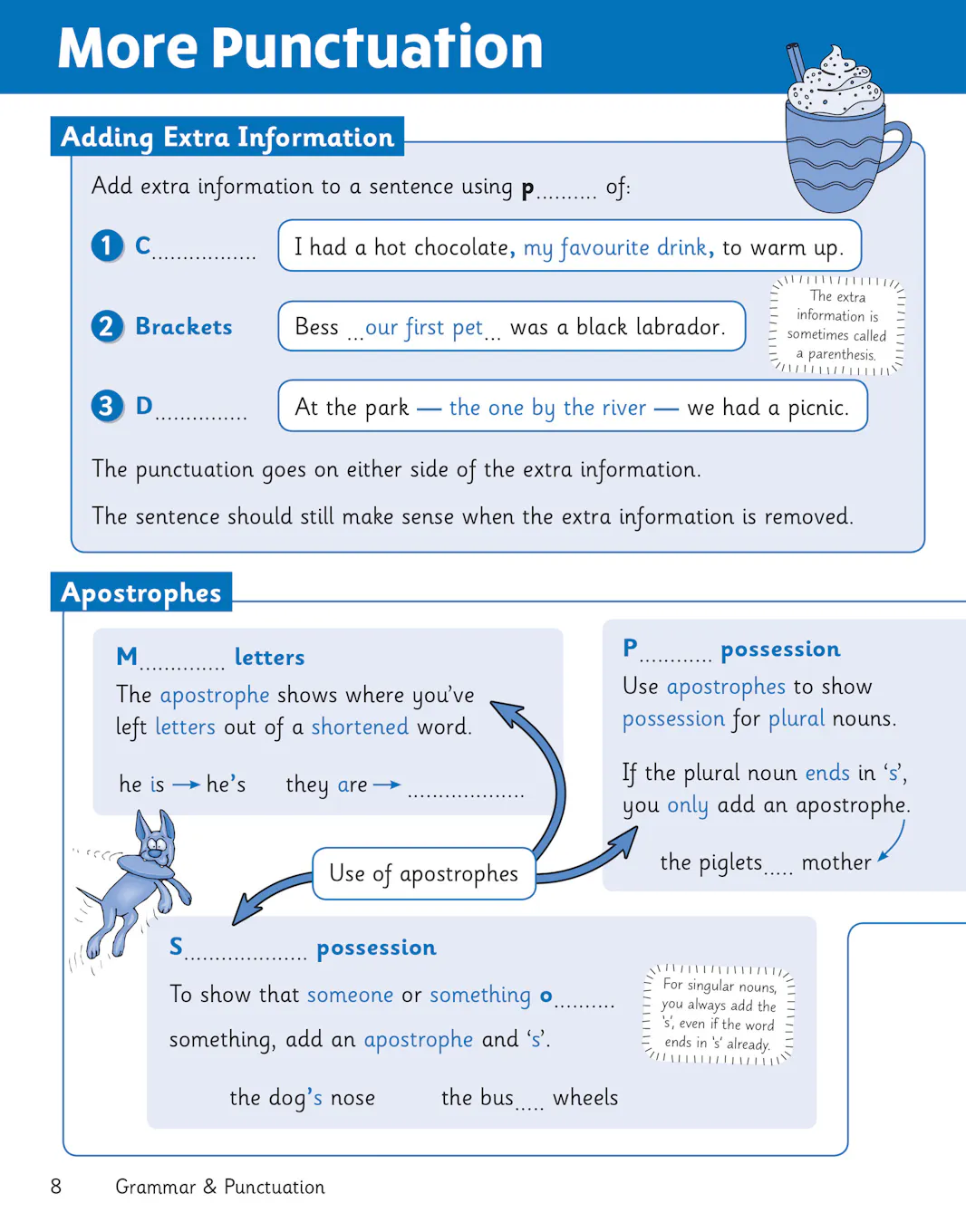 Sample of KS2 Y5 Maths English Science Knowledge Organiser Retriever CGP with Answers NEW ()