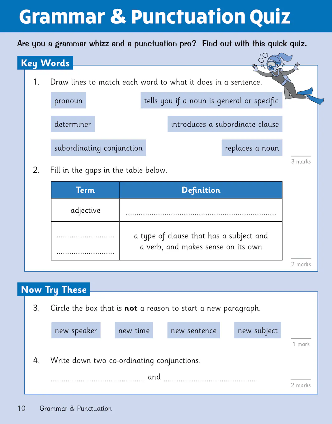 Sample of KS2 Y5 Maths English Science Knowledge Organiser Retriever CGP with Answers NEW ()