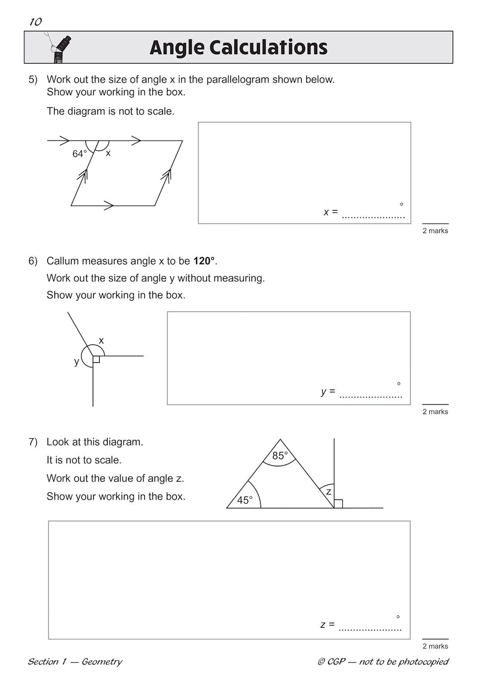 Sample of KS2 Maths SAT Buster Book Set 2026 Ages 10-11 CGP with Answers NEW ()