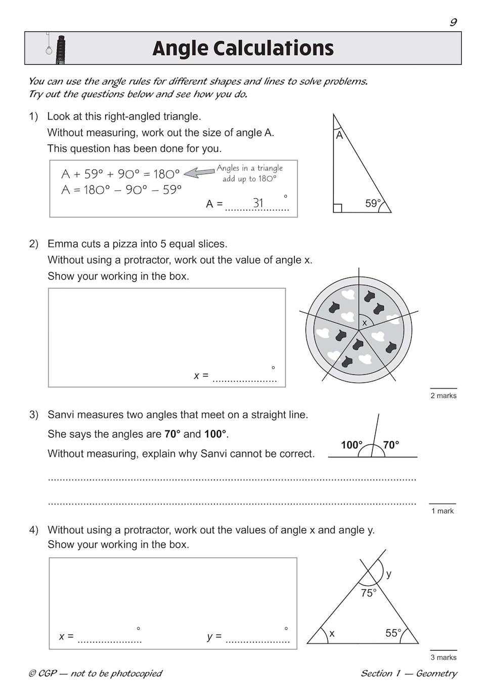 Sample of KS2 Maths SAT Buster Book Set 2026 Ages 10-11 CGP with Answers NEW ()