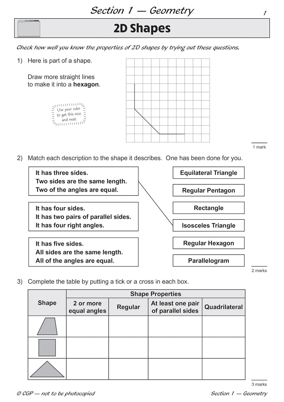 Sample of KS2 Maths SAT Buster Book Set 2026 Ages 10-11 CGP with Answers NEW ()