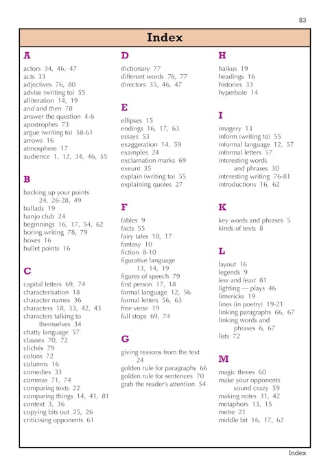 Sample of Year 9 English Study & Workbook Pack (Ages 13-14) ()