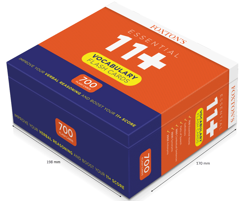 11+ Vocabulary Flash Cards (Ages 7-11)