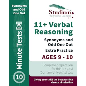 CEM 11+ Verbal Reasoning Synonyms & Odd One Out 10-Minute Tests (Ages 9-11)