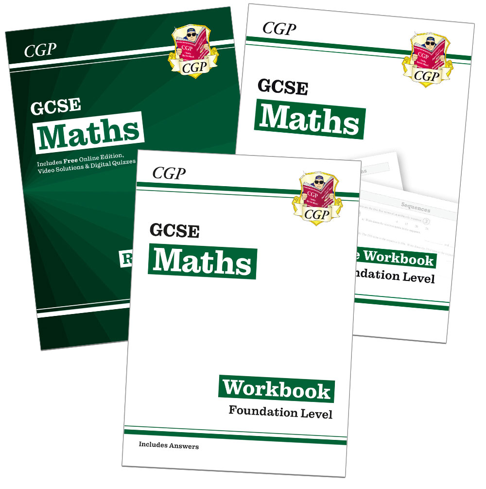 GCSE Maths Study & Workbook Pack - Foundation Tier (Ages 14-16)