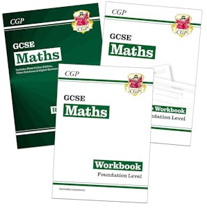 GCSE Maths Study & Workbook Pack - Foundation Tier (Ages 14-16)