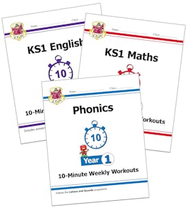 Year 1 English, Maths & Phonics 10-Minute Tests (Ages 5-6)