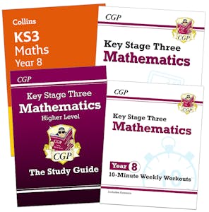 Year 8 Maths Study & Workbook Pack (Ages 12-13)