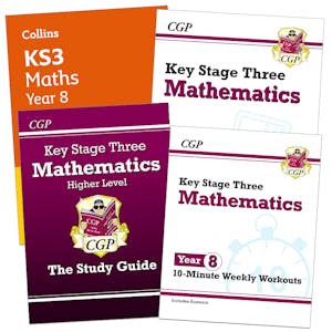 Year 8 Maths Study & Workbook Pack (Ages 12-13)
