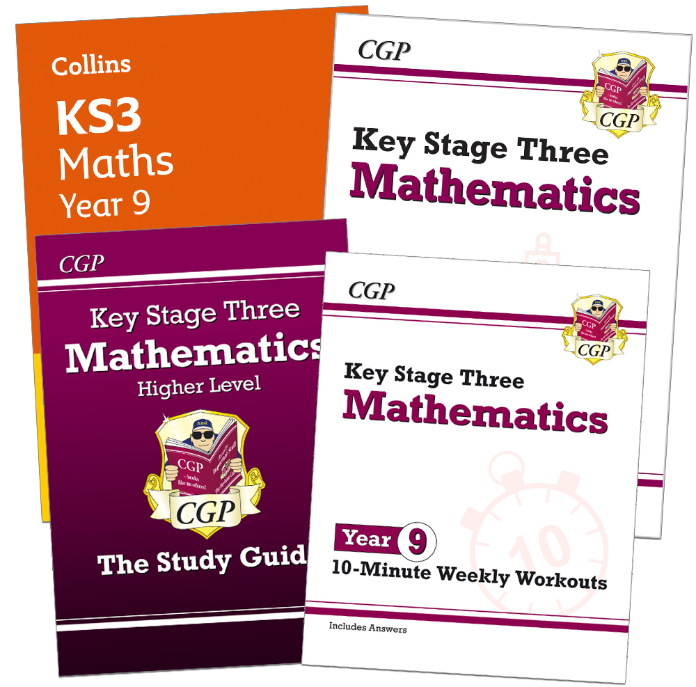 Year 9 Maths Study & Workbook Pack (Ages 13-14)