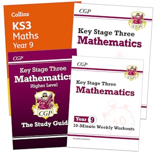 Year 9 Maths Study & Workbook Pack (Ages 13-14)