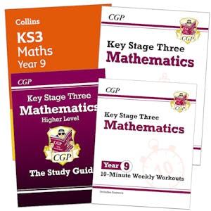 Year 9 Maths Study & Workbook Pack (Ages 13-14)