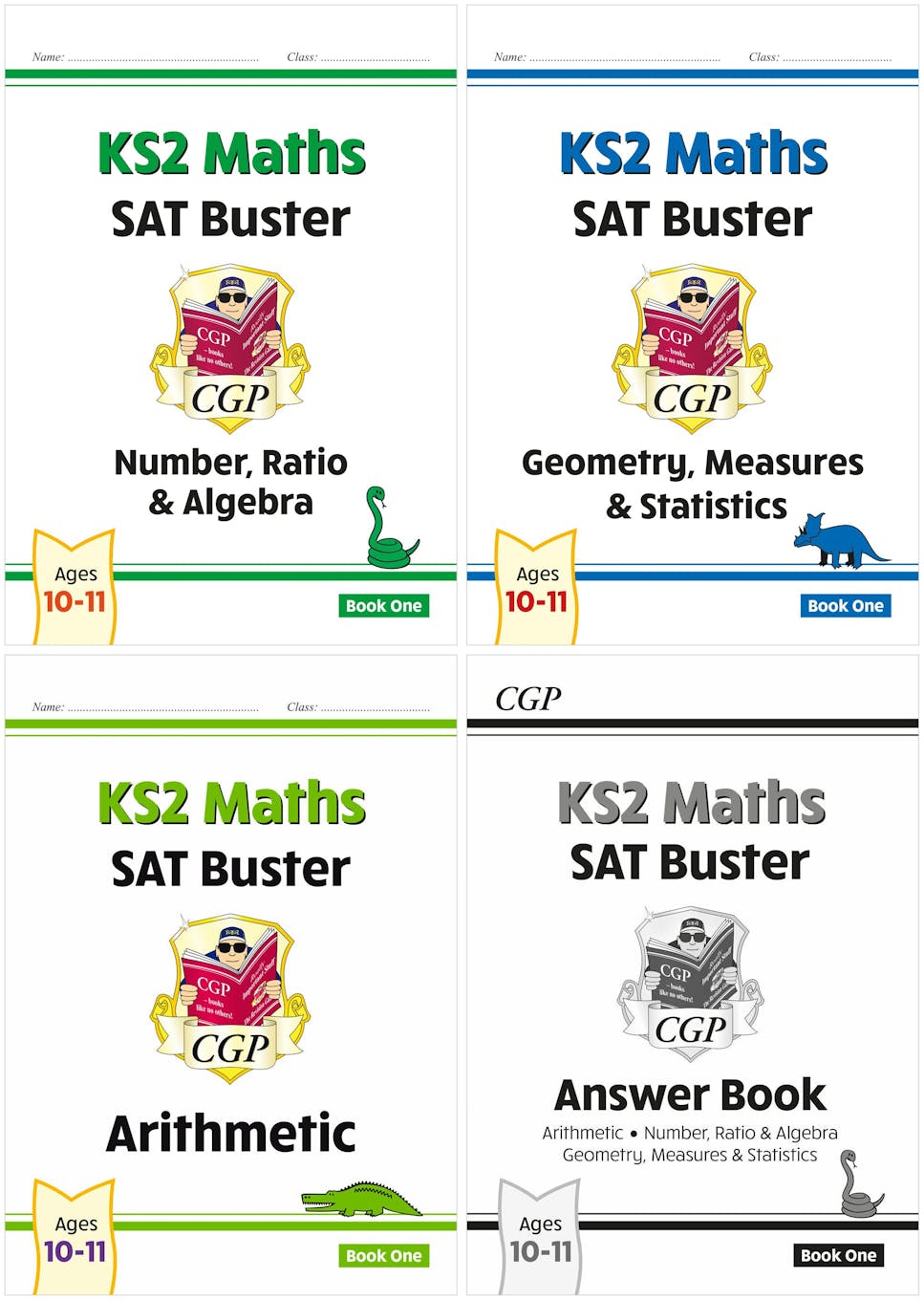 KS2 Maths SAT Buster Book Set 2026 Ages 10-11 CGP with Answers NEW