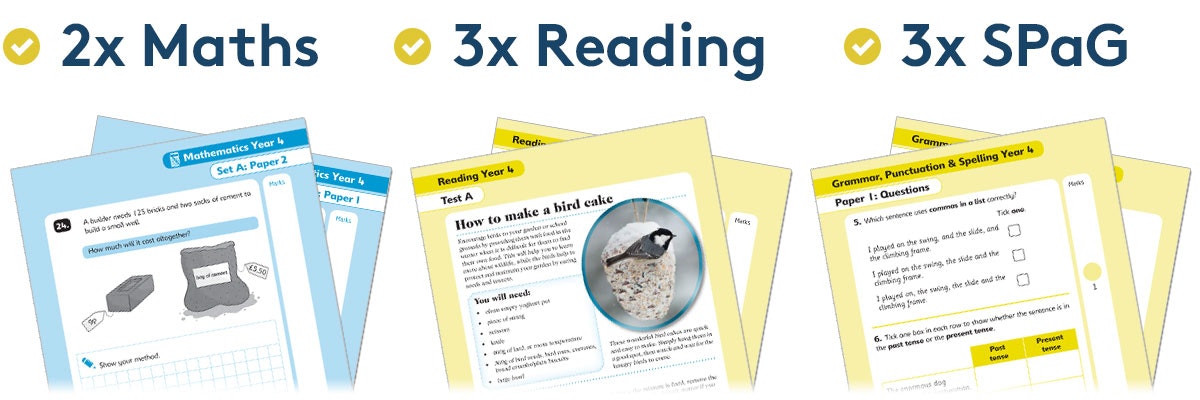 Year 4 SATs Practice Papers Pack (Ages 8-9)